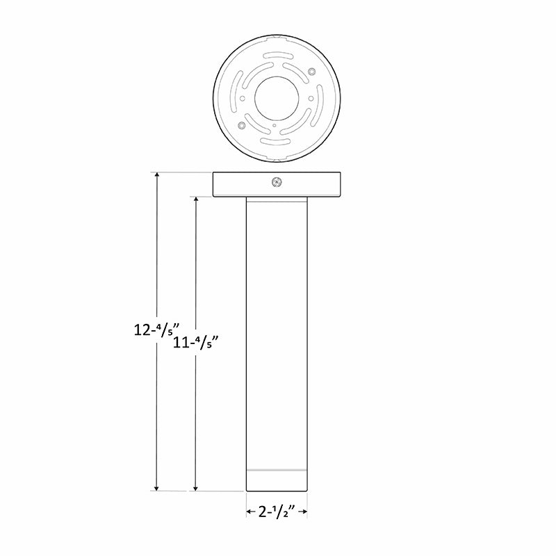 2" Ceiling Mount Cylinder Light w/ Optional Cone or Pan Shade, 450 LM, Triac Dimming, CCT Selectable, 120V, Black