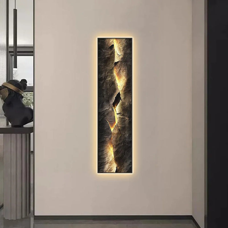 Modern Abstract LED Wall Art with Backlit Light Home Decor