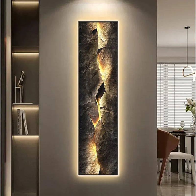 Modern Abstract LED Wall Art with Backlit Light Home Decor