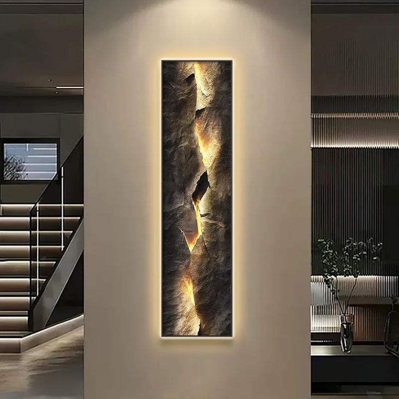 Modern Abstract LED Wall Art with Backlit Light Home Decor