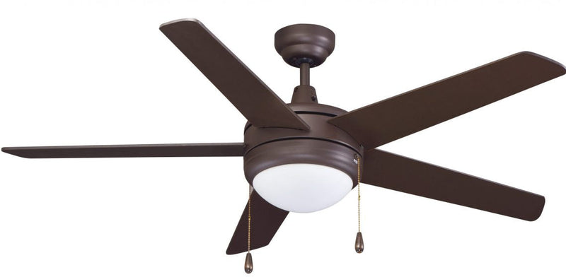 Mirage LED 5-blade Ceiling Fan Light, 50" Sweep, 16W, 3000K, 120V