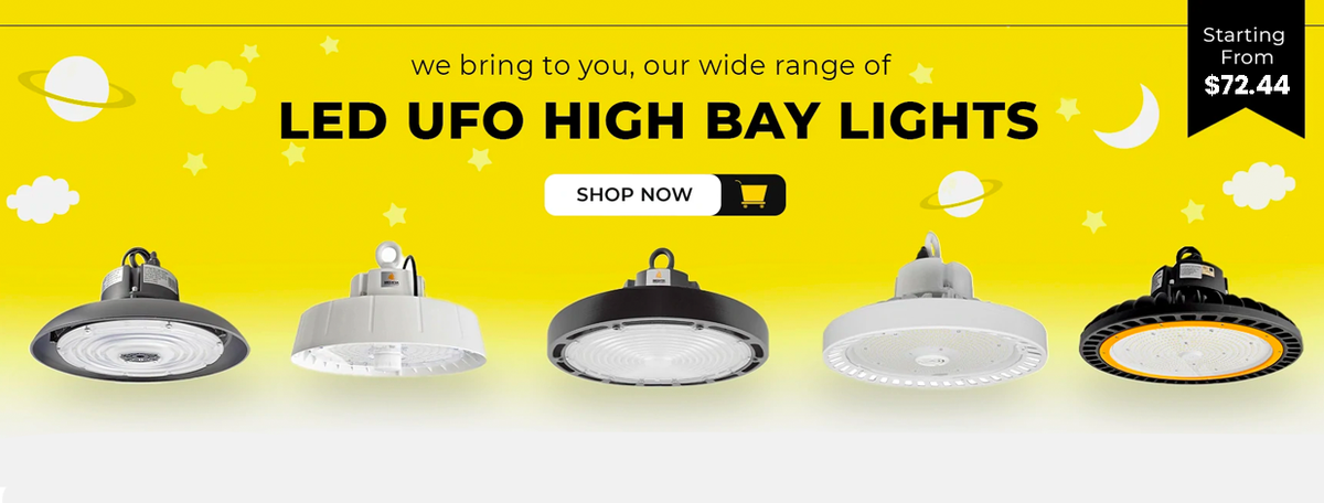 High Bay LED Lights: Made for Commercial and Industrial use.