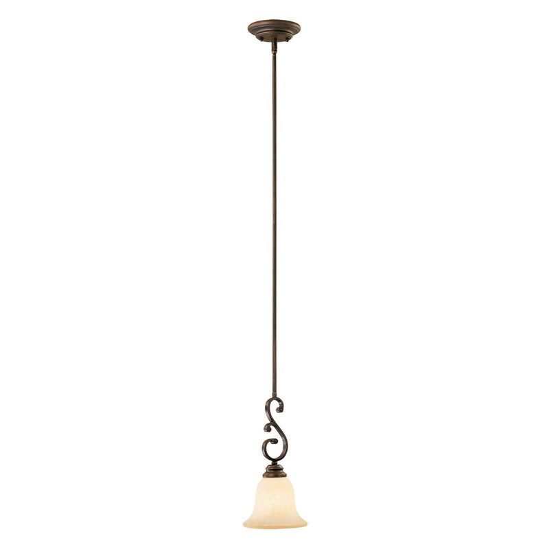 Millennium Lightings Oxford Mini-Pendant Offered in Rubbed Bronze finish, Item Number 1201-RBZ