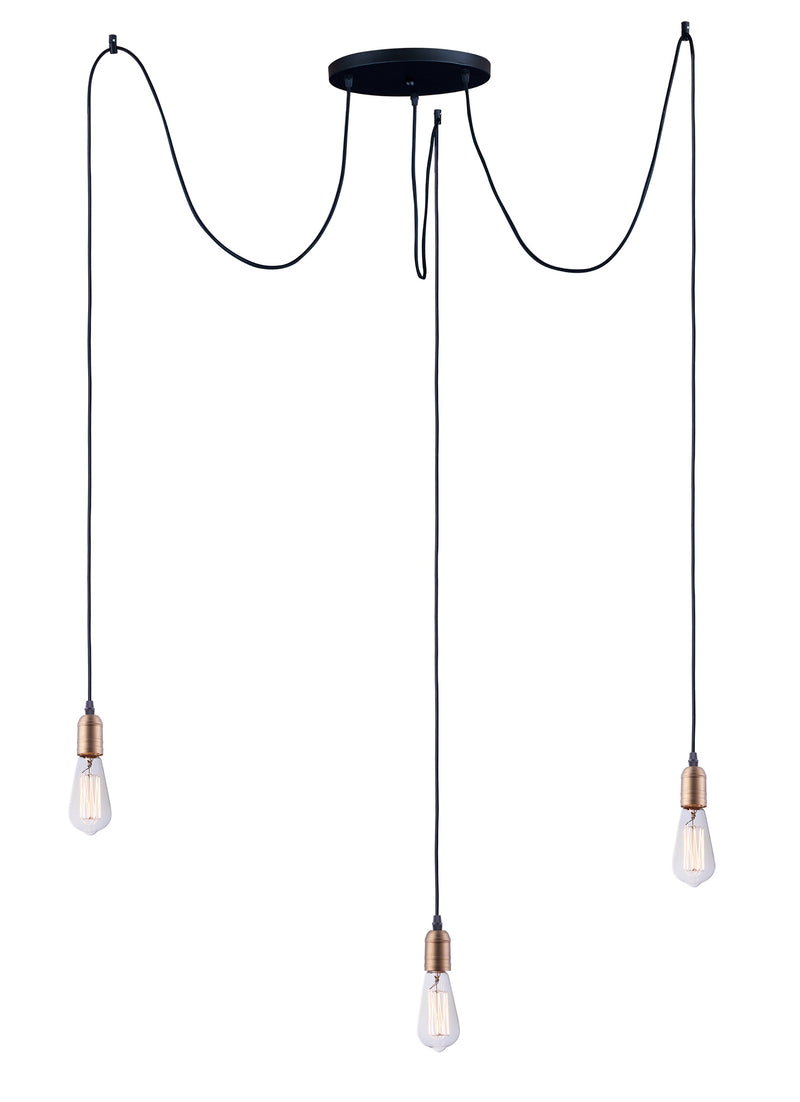 Early Electric 3-Light Pendant