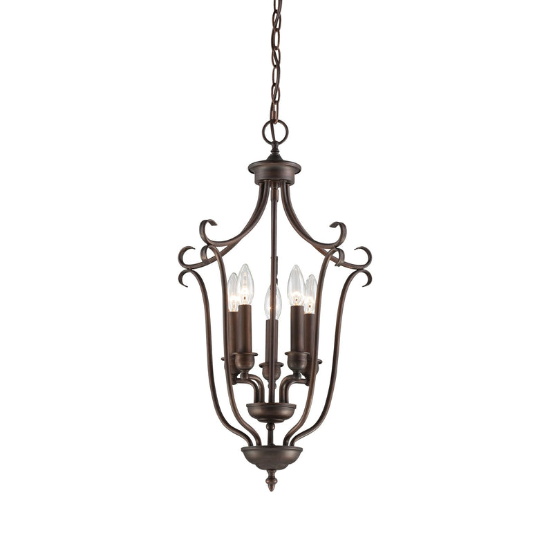 Millennium Lightings Fulton Pendant Offered in Rubbed Bronze finish, Item Number 1335-RBZ