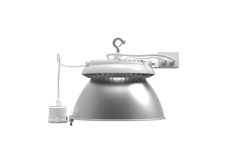 Aries LED UFO High Bay, 150 Watt, 120-277V, 22500 Lumen, 4000K, White Finish, 2023 Best Seller