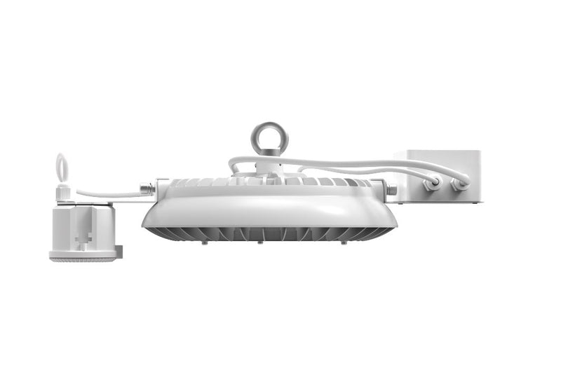 Aries LED UFO High Bay, 150 Watt, 120-277V, 22500 Lumen, 4000K, White Finish, 2023 Best Seller