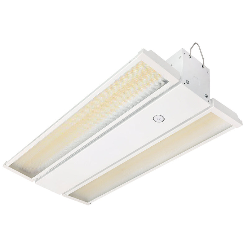 Foldable 2 Foot Linear High Bay, 23,625 Lumens, 145W/160W/175W Selectable, 5000K, 0-10V Dimmable, 120-277V, White Finish