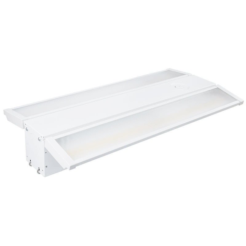 Foldable 2 Foot Linear High Bay, 23,625 Lumens, 145W/160W/175W Selectable, 5000K, 0-10V Dimmable, 120-277V, White Finish