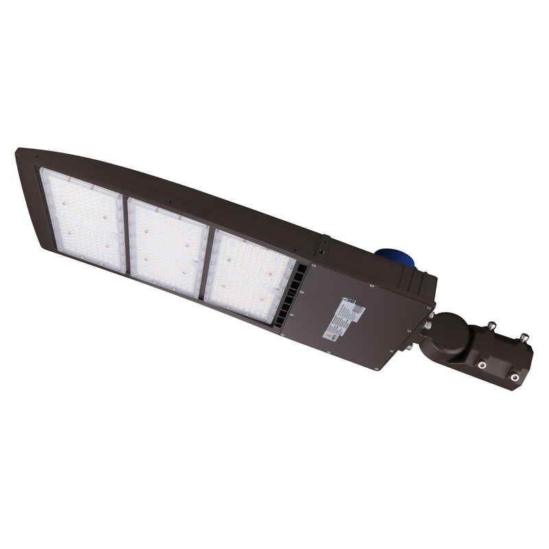 LED Street Light - 450W - 60750 Lumens - With Shorting Cap - Slip Fitter Mount - DLC Listed - 5 Year Warranty