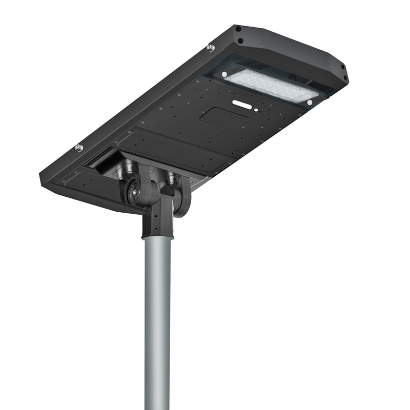 LED Solar Street and Pathway Light with Solar Panel and Remote Control - 6,000 Lumens