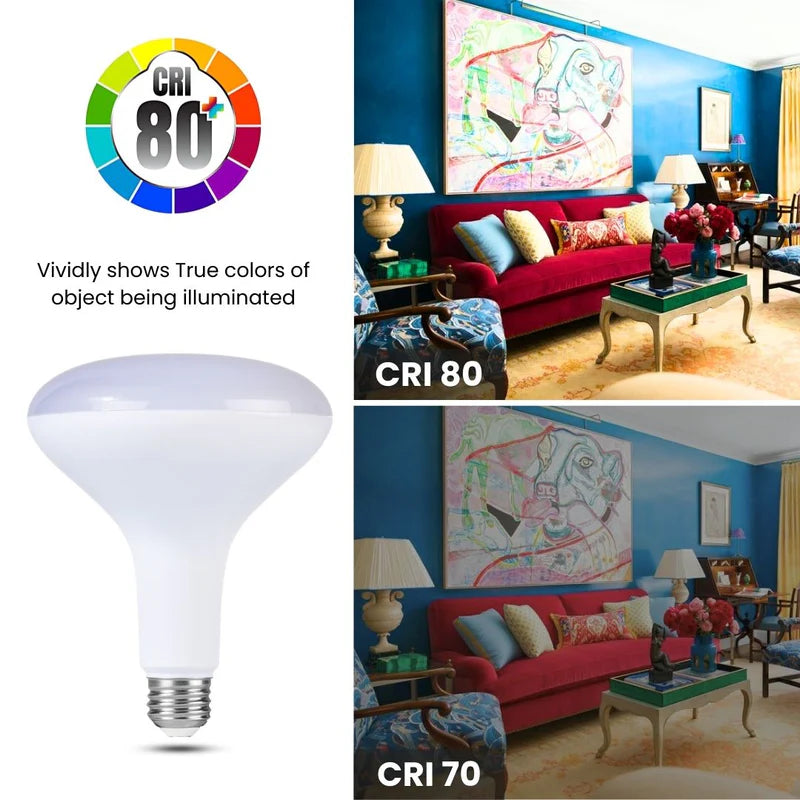 LED Bulb BR40 - 15W - 1200lm - 24 Pack - Dimmable - ETL