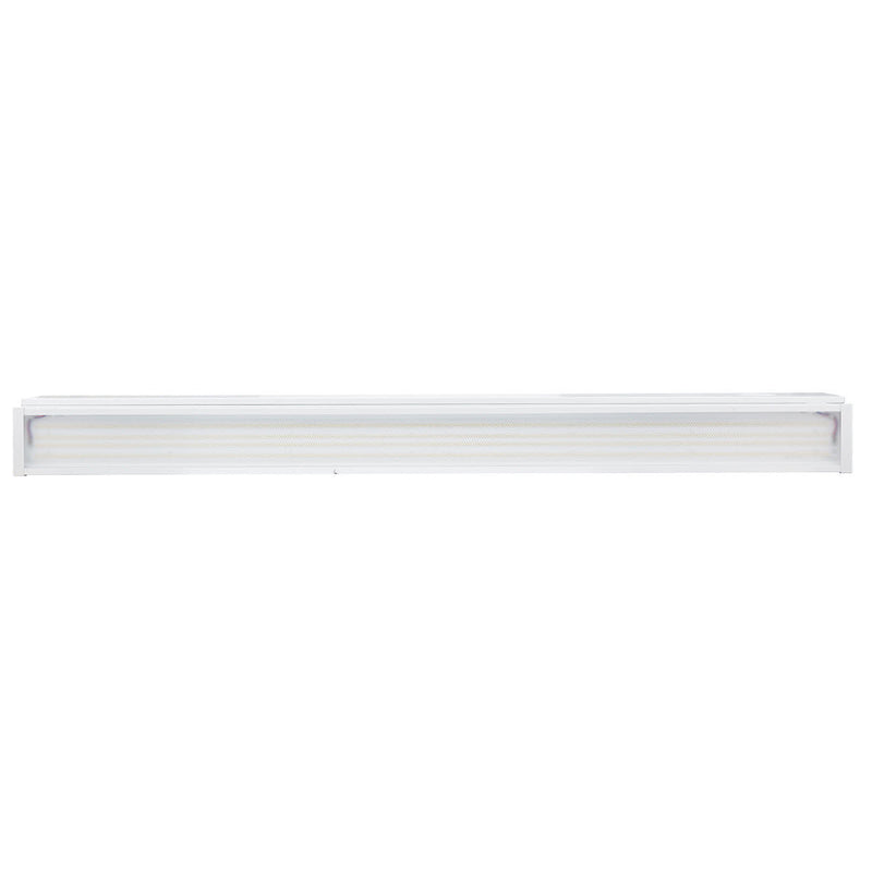 Foldable 4 Foot Linear High Bay, 59,400 Lumens, 360W/400W/440W Selectable, 5000K, 0-10V Dimmable, 120-277V, White Finish