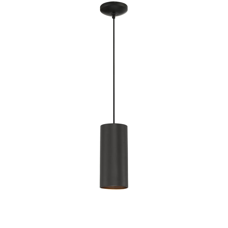 LED Pendant Light, 60W, 120V, Matte Black Finish, Pilson XL Collection