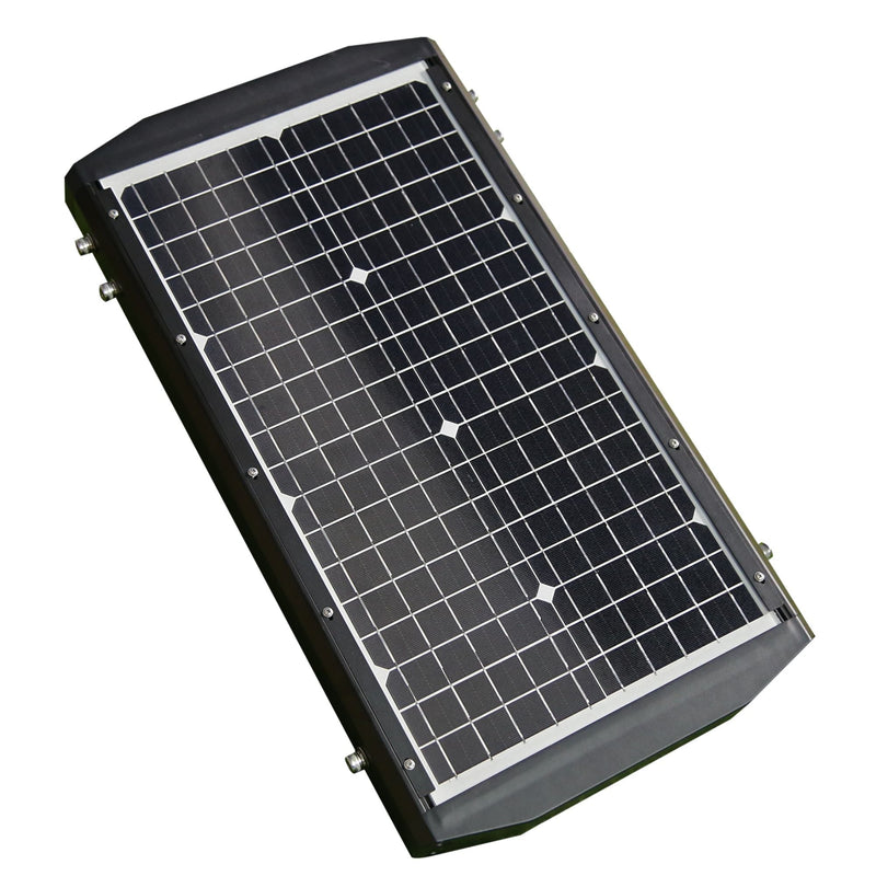 LED Solar Street and Pathway Light with Solar Panel and Remote Control - 6,000 Lumens