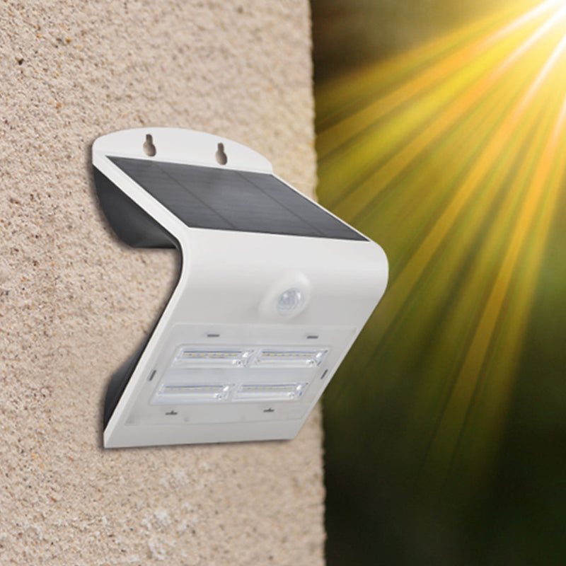 Solar LED Wall Mount Light - 400 Lumens