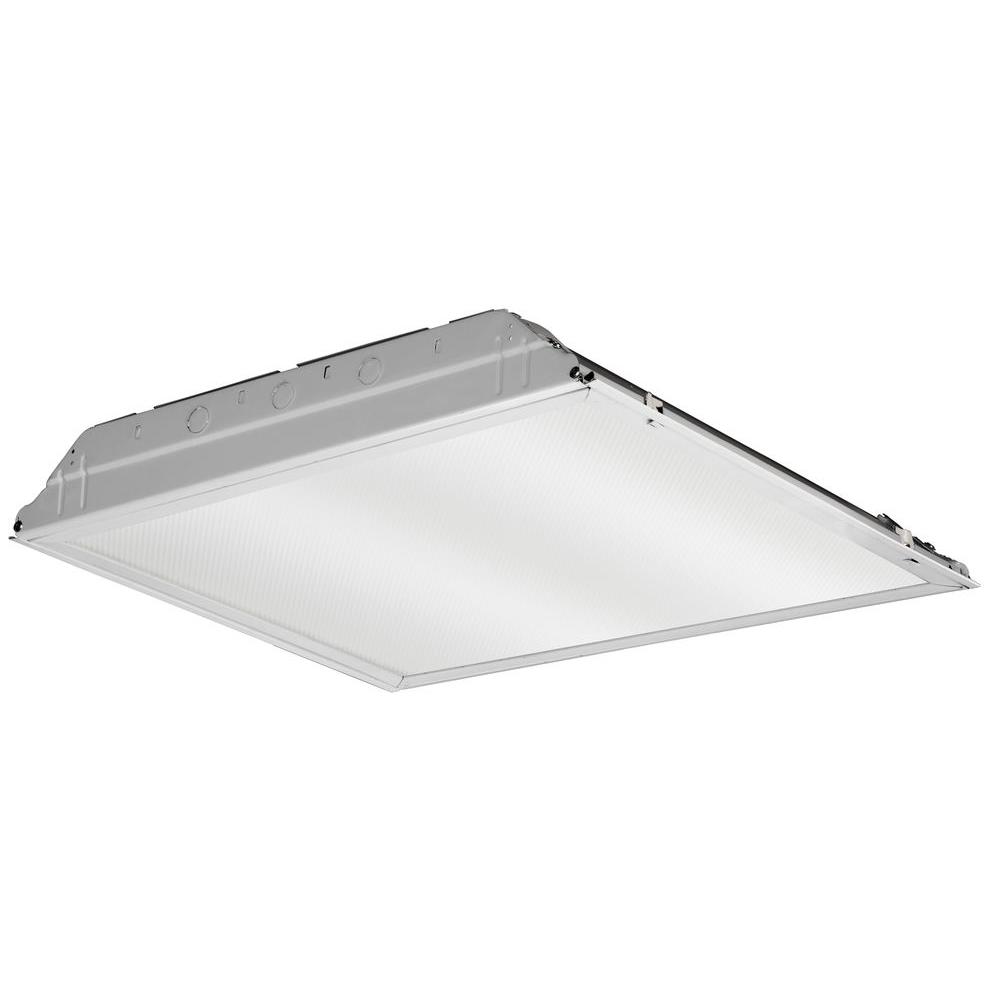 Grid Mount Bare Troffer 2x2 Light Fixture