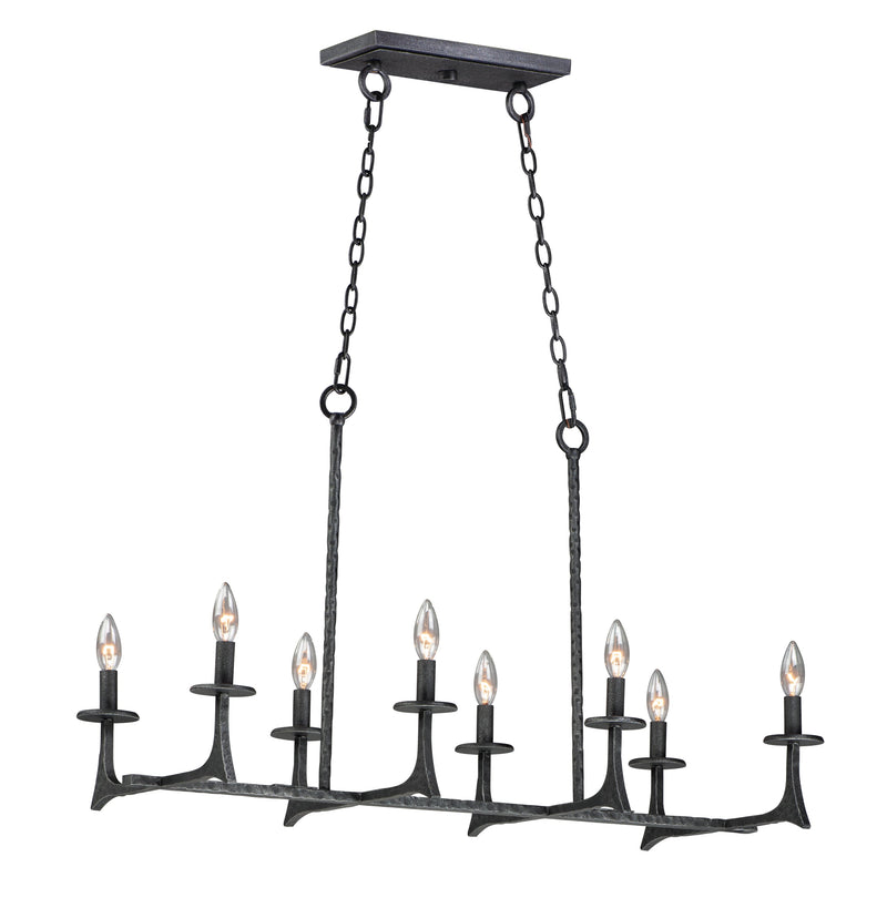 Anvil 8-Light Linear Pendant