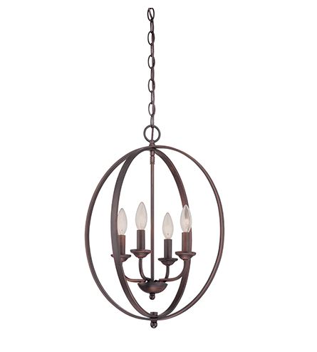 Millennium Lighting Pendant 3034, Rubbed Bronze Finish