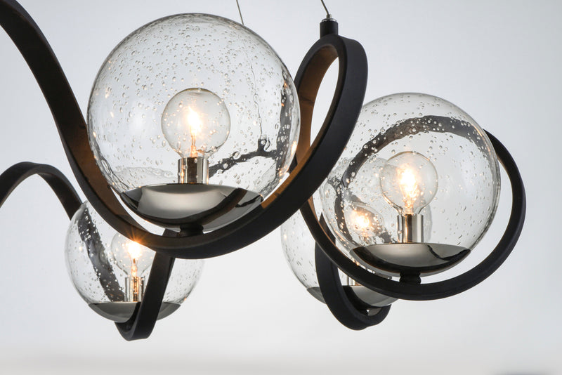 Curlicue 8-Light Pendant