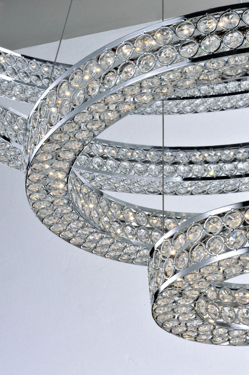 Eternity LED 4 Tier 40" Chandelier