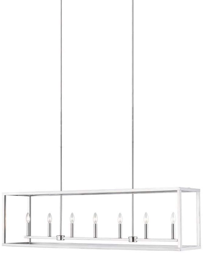 Moffet Street Collection - Long Seven Light Island Pendant | Finish: Burnt Sienna - 6634507EN-710