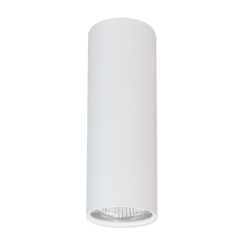 4" LED Architectural Cylinder Light Fixture, 1650 Lumens, 15W, CCT Selectable, 120-277V, White Finish