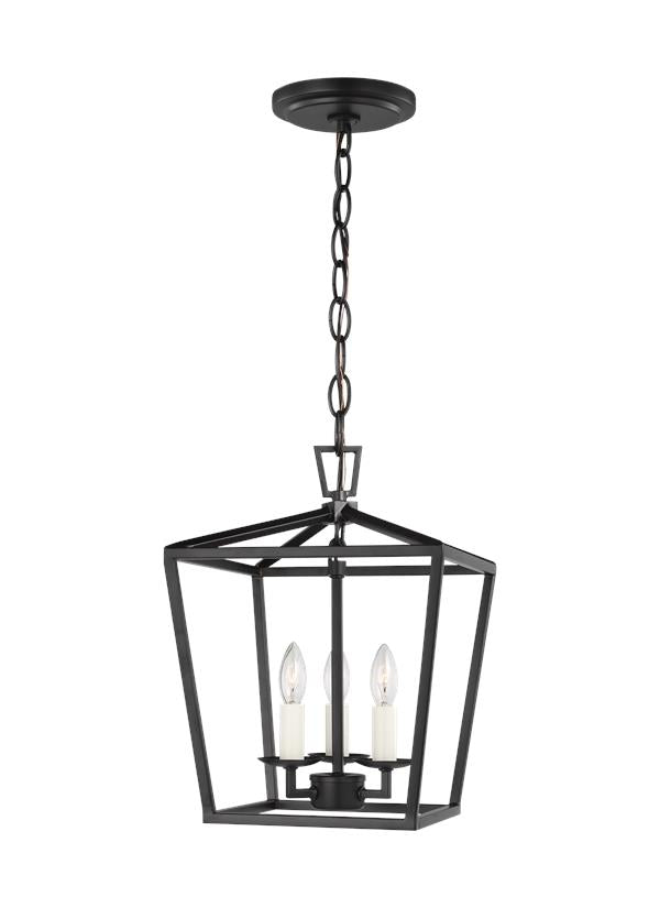 Dianna Collection - Three Light Mini Lantern | Finish: Midnight Black - 5192603-112