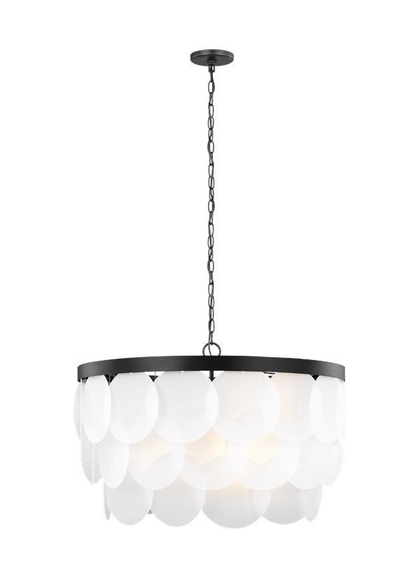 Mellita Collection - Eight Light Pendant | Finish: Midnight Black - 5202508EN-112