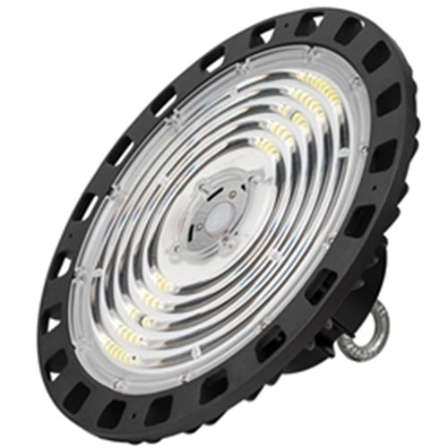 200W LED UFO High Bay Light, 32,000 Lumens, 4000K/5000K, 277-480V, Black, Industrial-Grade Lighting