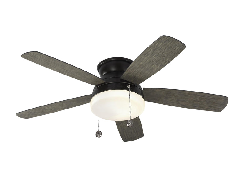 52" Traverse Semi-Flush Fan - Aged Pewter