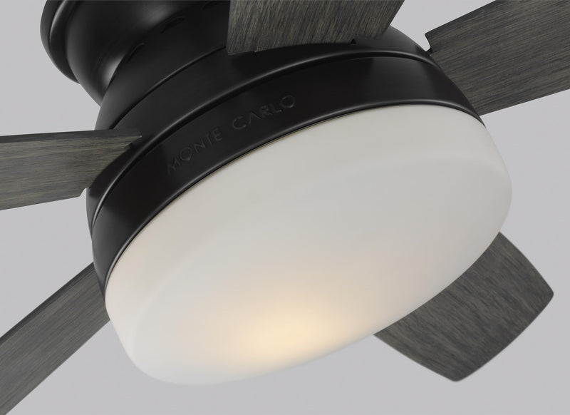 52" Traverse Semi-Flush Fan - Aged Pewter