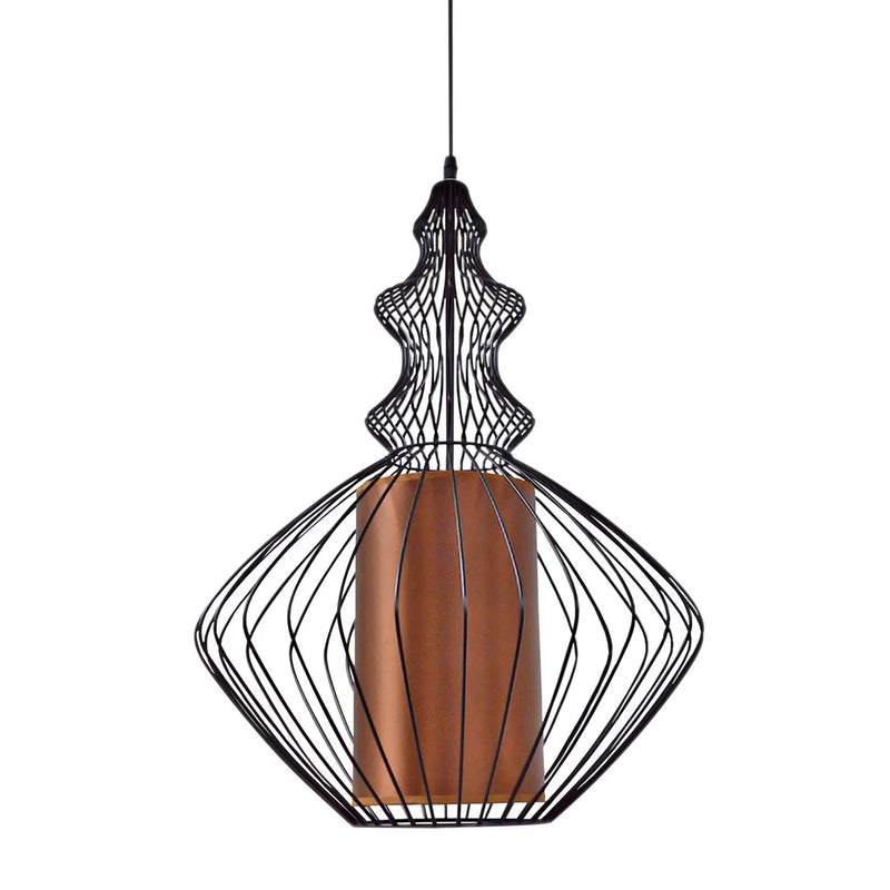 Pendant Light Wire Frame Airy With Diffuser