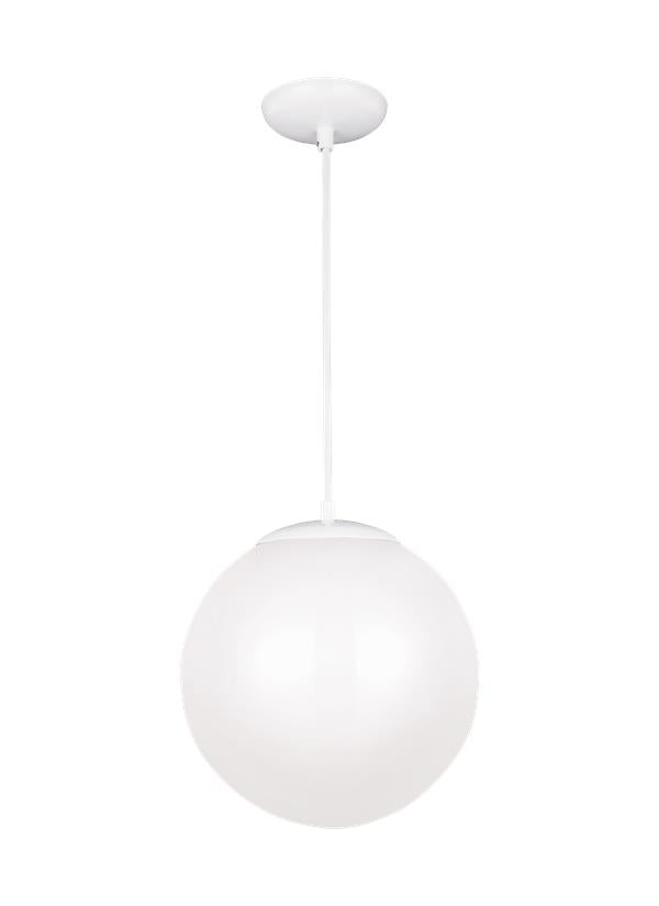 6024EN3-15, One Light Pendant , Leo - Hanging Globe Collection