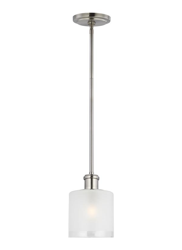 Norwood Collection - One Light Mini-Pendant | Finish: Brushed Nickel - 6139801EN3-962