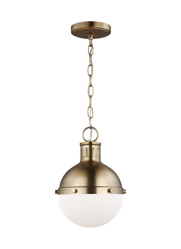 Hanks Collection - One Light Mini Pendant | Finish: Satin Brass - 6177101-848