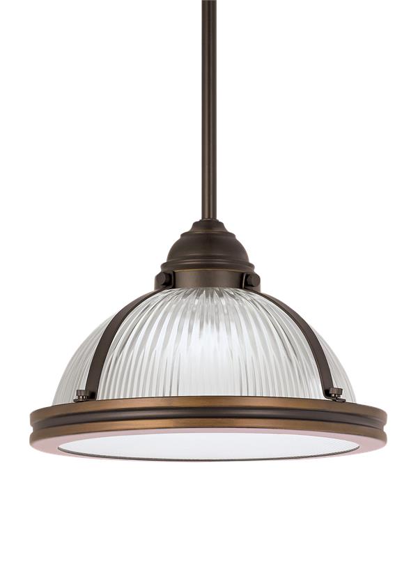 65060EN3-715, One Light Pendant , Pratt Street Prismatic Collection