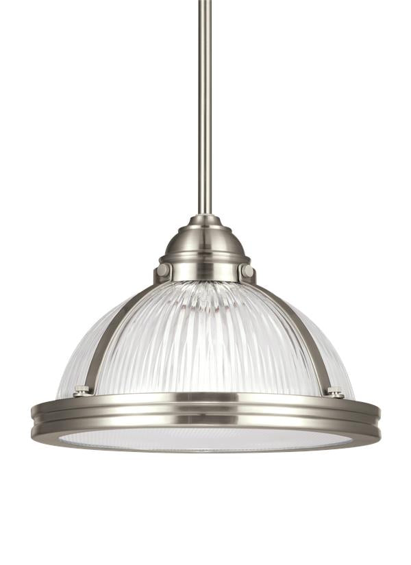 65060EN3-962, One Light Pendant , Pratt Street Prismatic Collection