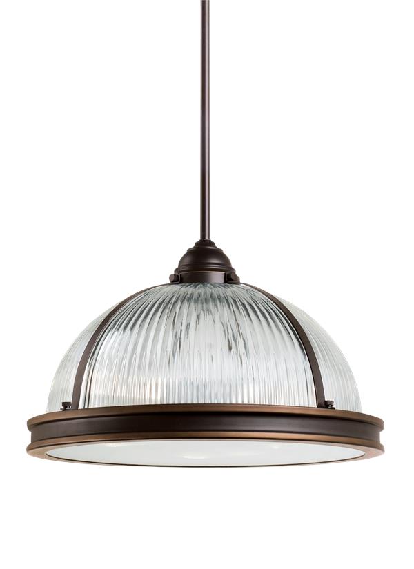 65062EN3-715, Three Light Pendant , Pratt Street Prismatic Collection