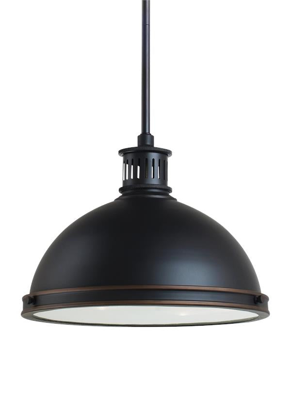 65086EN3-715, Two Light Pendant , Pratt Street Metal Collection