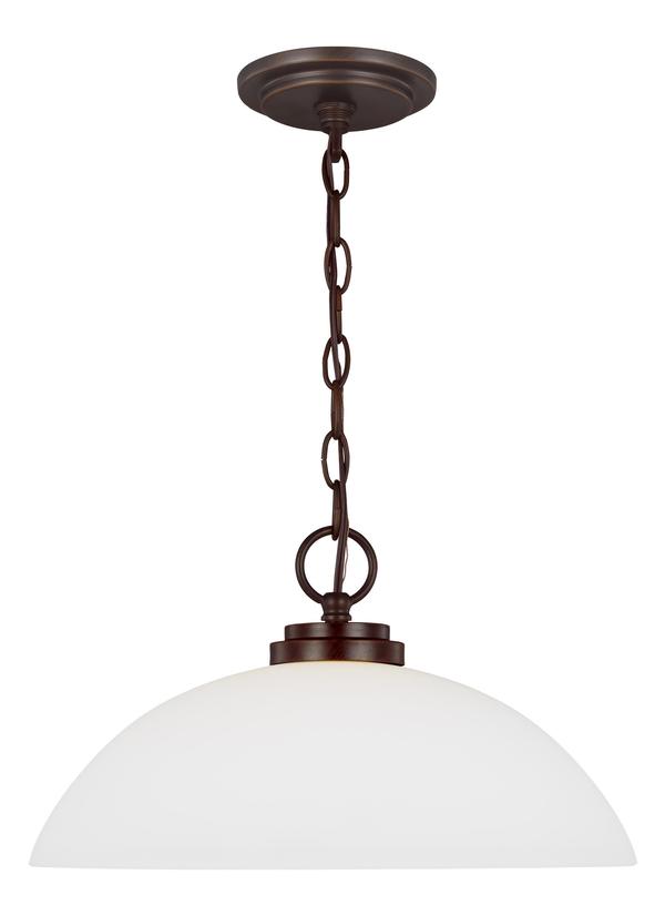 Oslo Collection - One Light Pendant | Finish: Burnt Sienna - 65160EN3-710