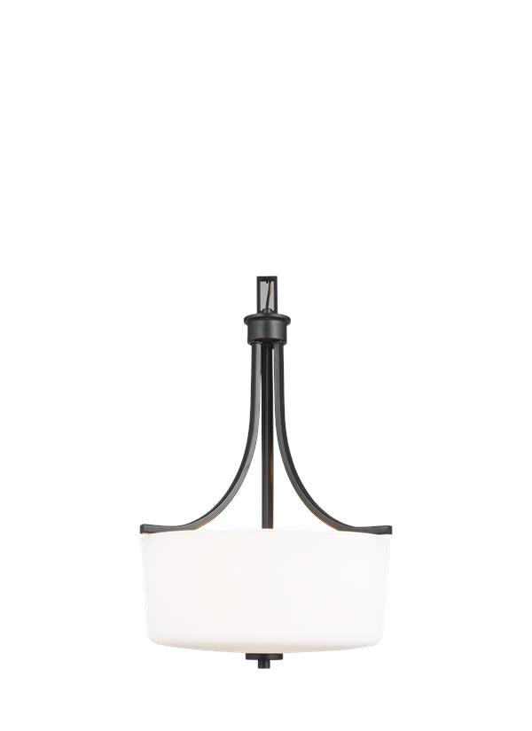 Kemal Collection - Three Light Pendant | Finish: Midnight Black - 6528803-112