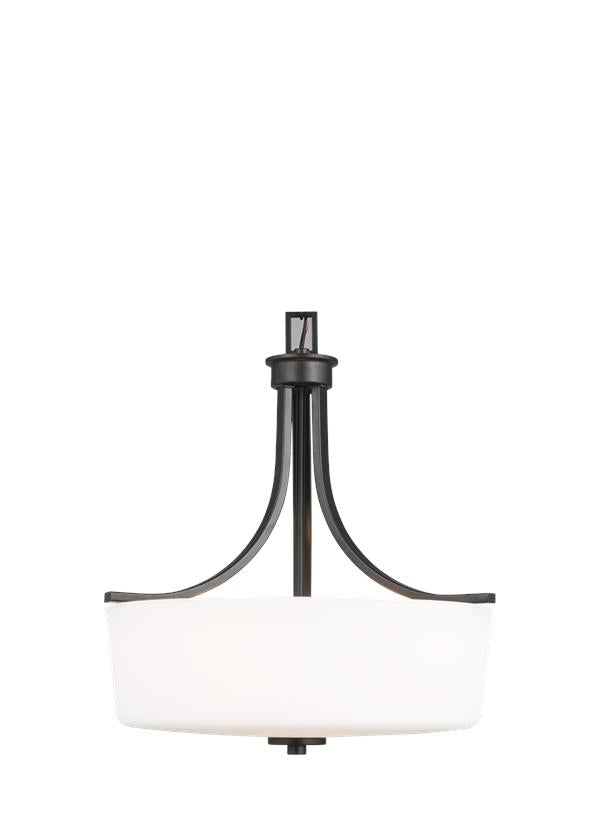 Kemal Collection - Three Light Pendant | Finish: Midnight Black - 6528803EN3-112