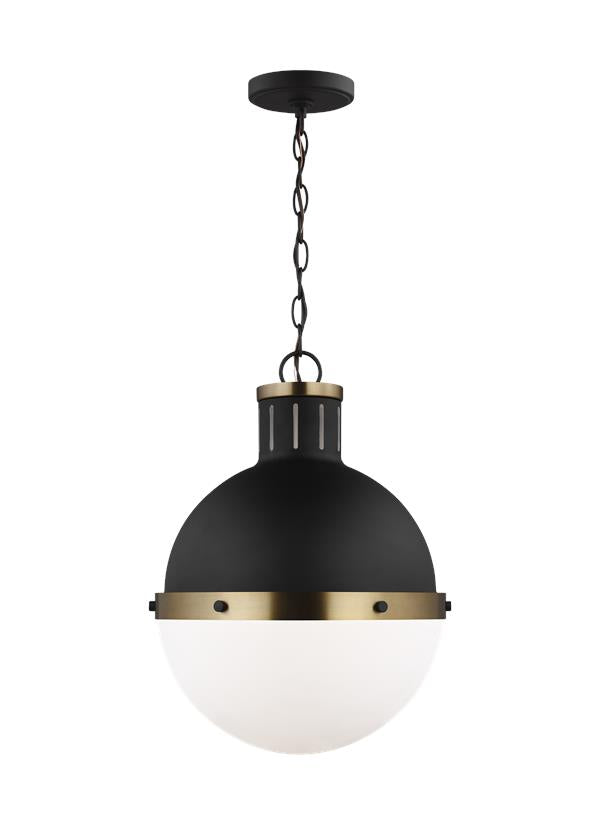 Hanks Collection - One Light Medium Pendant | Finish: Midnight Black - 6577101-112