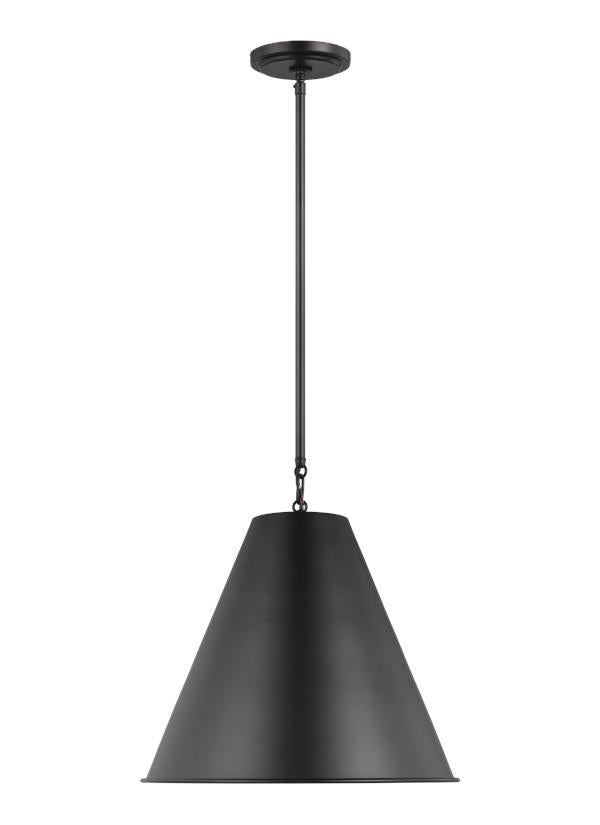 Gordon Collection - One Light Small Pendant | Finish: Midnight Black - 6585101-112