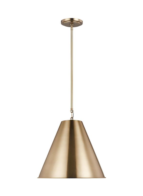 Gordon Collection - One Light Small Pendant | Finish: Satin Brass - 6585101EN3-848