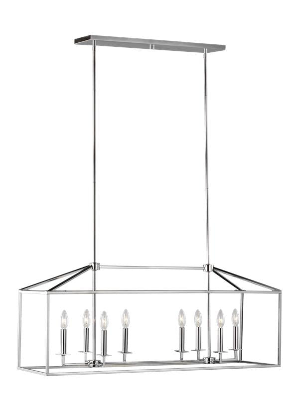 Perryton Collection - Eight Light Island Pendant | Finish: Chrome - 6615008-05