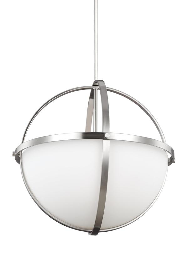 Alturas Collection - Three Light Pendant | Finish: Brushed Nickel - 6624603-962