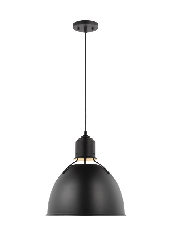 Willamette Collection - One Light Medium Pendant | Finish: Midnight Black - 6680301-112