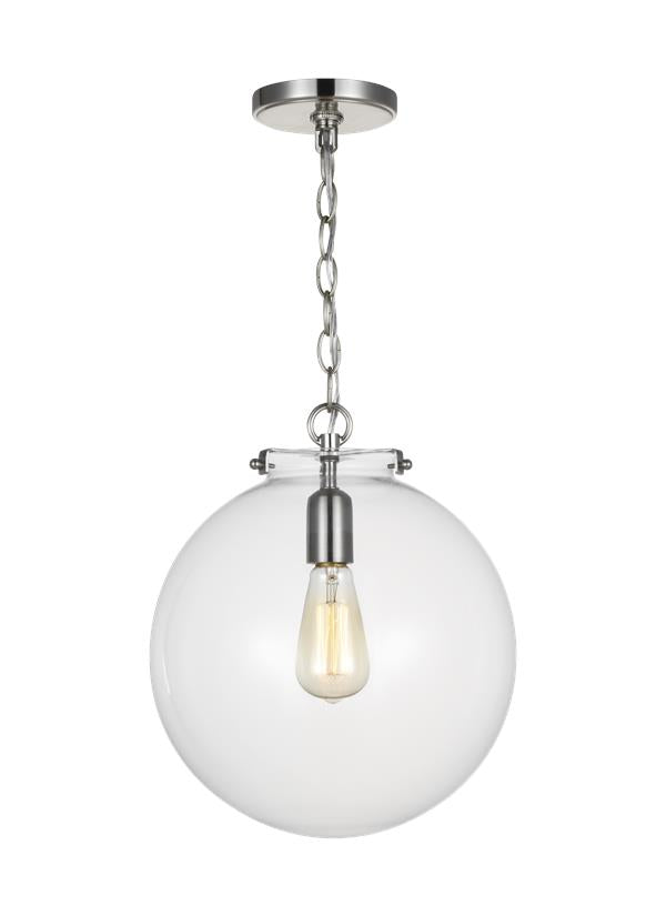 Kate Collection - One Light Sphere Pendant | Finish: Brushed Nickel - 6692101-962